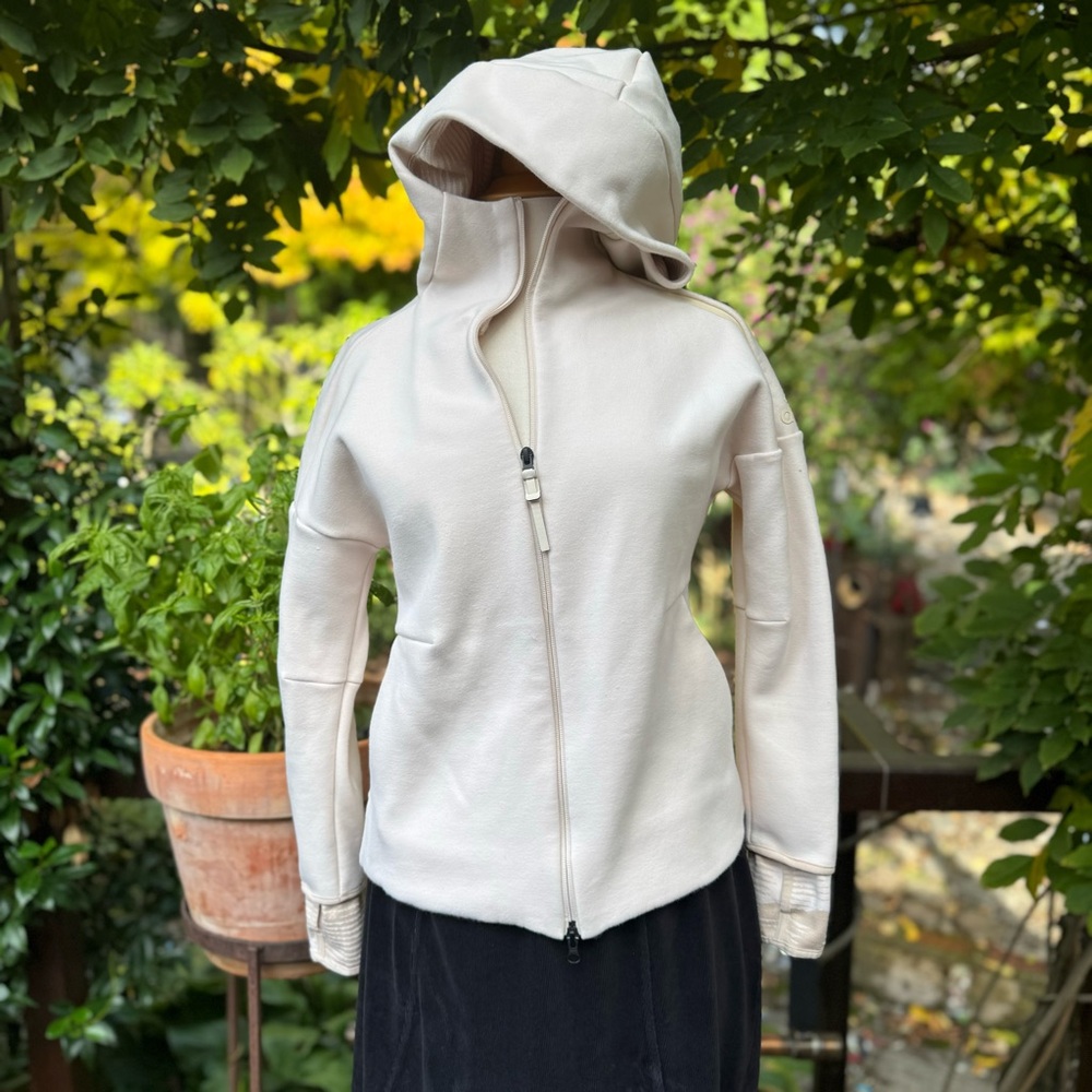 Adidas Zip Hoodie Thumb Holes Zipper Cardigan Hood Pockets Size M Medium
